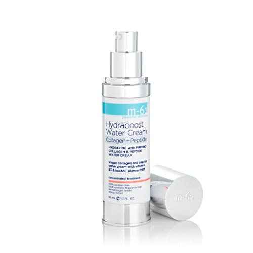 m-61 Hydraboost Collagen+Peptide Water Cream | Lightweight, Hydrating and Firming Gel-Cream With Vegan Collagen and Peptides. For All Skin Types - 1.7 Fl Oz