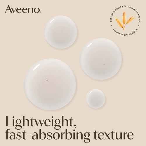 Aveeno Skin-Care Bundle for Sensitive Skin, Calm + Restore Triple Oat Hydrating Facial Serum, 1 fl. oz, & Travel Size Daily Moisturizing Cream + Prebiotic Oat, 0.5 oz, Fragrance Free, Two Items