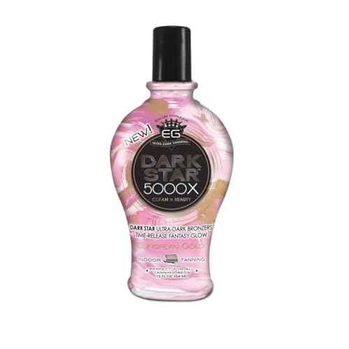 European Gold Dark Star 5000X Indoor Tanning Lotion for Tanning beds, 12 fl oz