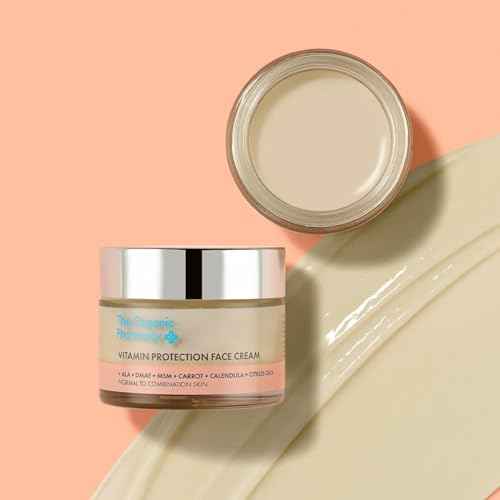 The Organic Pharmacy Vitamin Protection Face Cream, 50ml, Normal to Combination Skin, with Carrot and Calendula