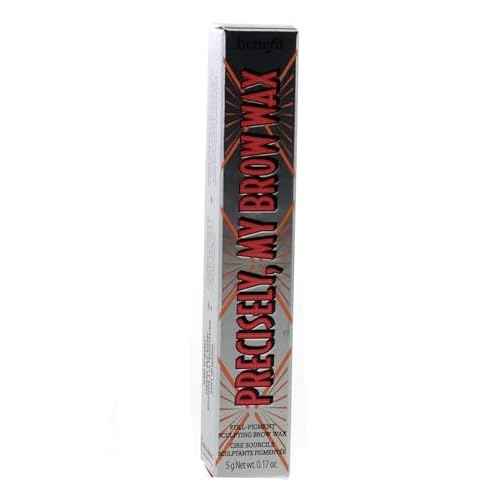 Benefit Precisely My Brow Wax Full-Pigment Sculpting Brow Wax #3 Warm Light Brown, 0.17 Ounce