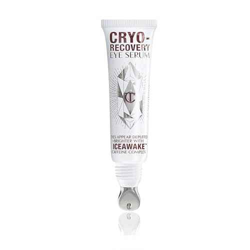 Charlotte Tilbury Cyro-Recovery Eye Serum - Cooling Dark Circles Under Eye Treatment - Addresses Fine Lines, Wrinkles & Puffiness - Infused with Caffeine to Boost Elasticity