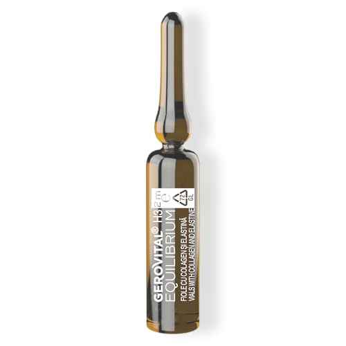 GEROVITAL EQUILIBRIUM - Ampoules with 12% Collagen and Elastin, Intensive Moisturising and Anti-Wrinkle Serum, Professional Product, 20 Ampoules x 2 ml