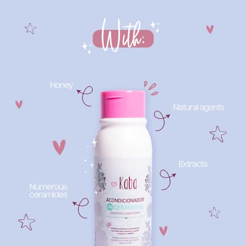 D'Luchi Kaba Ceramide Hair Conditioner For Women | Conditioner For Dry Hair, Damaged and Dehydrated | Repairs Split Ends | Frizz Control | 17oz