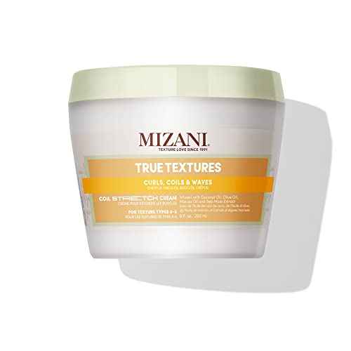 Mizani True Textures Coil Stretch Cream - Soft Hold Curl Shamping Cream, Non-Drying For Curly & Coily Hair