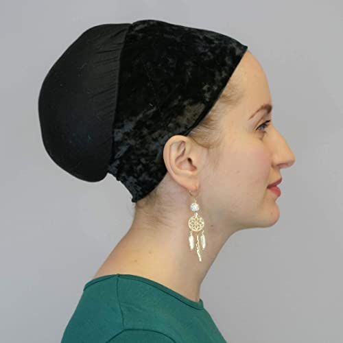 Wrapunzel Headwrap No Slip Volumizer, hair covering under scarves headscarf wrap chemo cap headwear turban hijab Made in USA