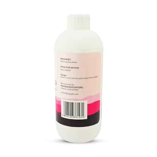 100% Pure Rose Water 33.8 fl oz | for Face & Hair | Alcohol Free & Artificial Coloring Free | by Yogi's Gift¢ç (33.8 fl oz)