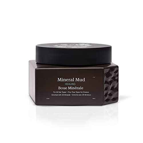 Saphira Mineral Mud Hair Mask, Deep Healing Hair Treatment for Dry, Damaged, Bleached, Color-Treated Hair and Scalp, Sulfate-Free, Paraben-Free, Repairs, Hydrates and Adds Shine, 16.9 Ounce