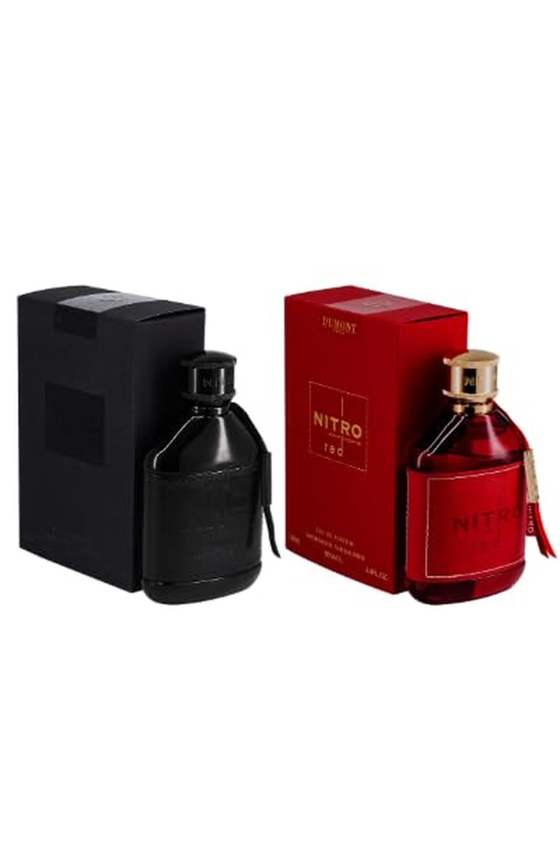Dumont Nitro Intense & Nitro Red Eau de Parfum Set - 3.45 fl oz Each | 2-Piece Fragrance Collection