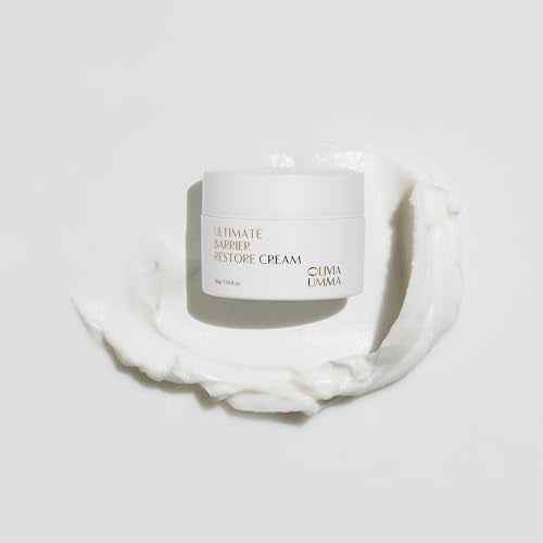 OLIVIAUMMA Ultimate Barrier Restore Cream Korean Skincare - Hydrating Face Moisturizer with Hyaluronic Acid - Anti-Wrinkle, Skin Barrier Repair & Moisture Locking For Dry & Sensitive Skin - 50g