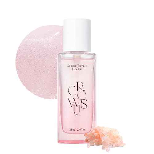 GROWUS Damage Therapy Hair Oil | Protein Botanical Oils Lightweight Non-Greasy | Adds Shine Heat UV Protection Frizz Control | K-Beauty Korean Hair Care (2.2 fl oz / 65ml)