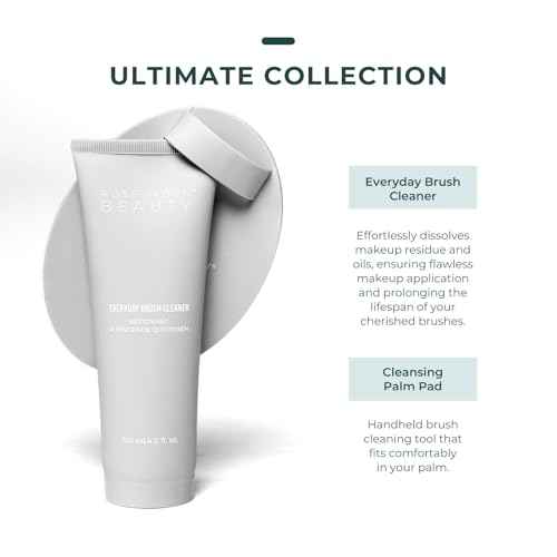 Everyday Brush Cleaner | Fragrance-Free Gel Formula | Gentle and Nourishing with Avocado Oil & Aloe Vera | Professional Makeup Brush Cleanser | Vegan, Cruelty-Free, Eco-Conscious Packaging