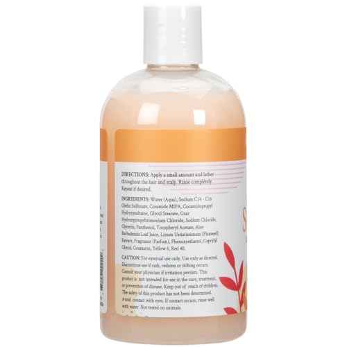 Ginger Lily Farms Botanicals Moisturizing Shampoo for All Hair Types, Coco Mango, 100% Vegan & Cruelty-Free, Coconut Mango Scent, 12 Fl Oz (Pack of 6)