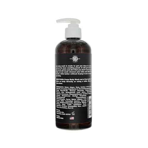 Suavecito Men's Body Wash 16 oz. Exfoliating Deep Cleaning Showering Original Fragrance