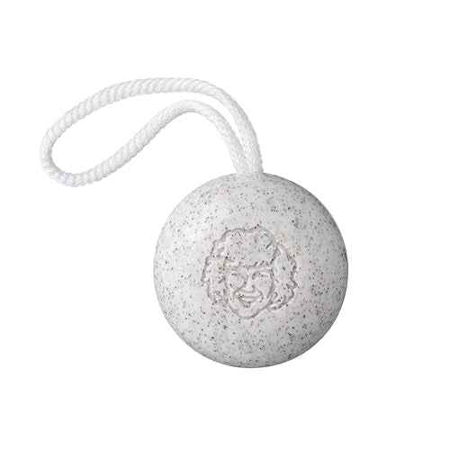 MARLOWE. No. 069 Soap On A Rope Body Exfoliator Scrub Soap Bar 4.85 Oz with Pumice, Apricot Seed Powder, Shea Butter & Olive Oil, Formula with No Parabens & Sulfates, Santal Scent