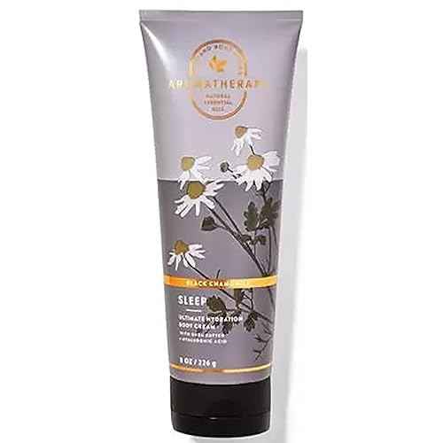 Bath and Body Works Black Chamomile Body Care Aromatherapy Moisturizing Body Cream w/Essential Oils - 8 oz Many Scents (Black Chamomile)