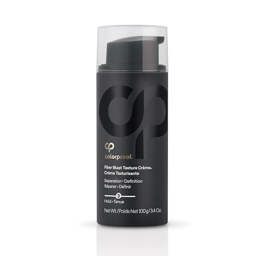 Colorproof Fiber Blast Texture Cr?me 3.4 Fl. Oz. Hydrating, Non-Greasy Hair Texture Cream with Lychee & Melon Scent, Travel Size Styling Cream