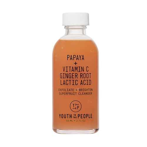 Youth To The People Superfruit Facial Cleanser - Papaya + Vitamin C Gentle Exfoliating Face Wash, Cellular Skin Renewal with AHA + BHA, Evens Skin Tone & Texture for Soft + Radiant Skin, Sulfate-free