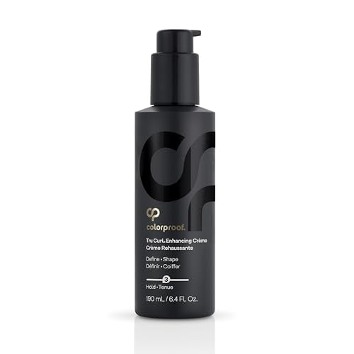 Colorproof Tru Curl Enhancing Cr?me 6.4 Fl oz. Curl Creme with Black Currant, Jasmine & Peach Scent, Anti-Frizz, Humidity Control & Nourishing Curl Cream for Curly Hair Formula