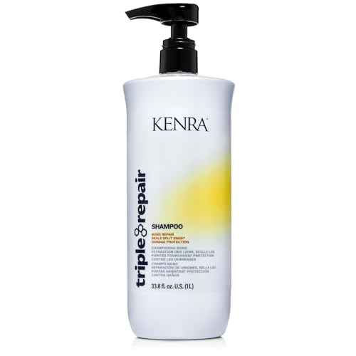 Kenra Triple Repair Conditioner | Targets & Repairs Weak or Broken Bonds | Split Ends | Damaged Hair | Bond Builder | Sulfate-Free