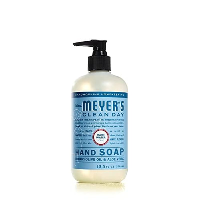 Mrs. Meyer's Liquid Hand Soap - Rainwater Scent | 12.5 Fl Oz (Pack of 4)