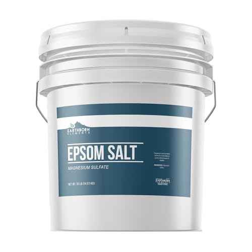 Earthborn Elements Epsom Salt (3.5 Gallon), Magnesium Sulfate Soaking Solution