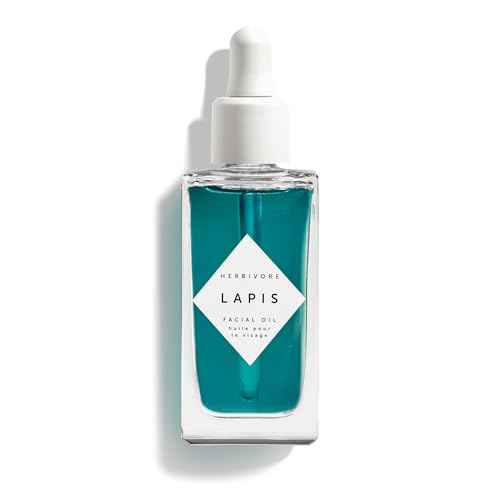 HERBIVORE Lapis Facial Oil | Balances Oil & Soothes Redness with Blue Tansy & Squalane | Safe for Oily & Acne Prone Skin, Non-Comedogenic, Vegan