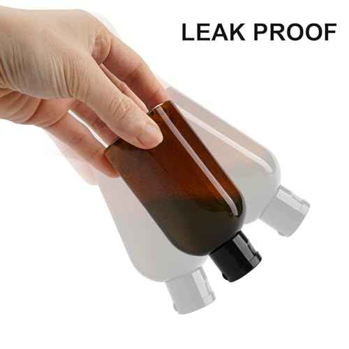 Cosywell Travel Bottles for Toiletries - 6 PCS Shampoo Bottles, TSA Approved Travel Size, Leak Proof Containers with Flip Cap
