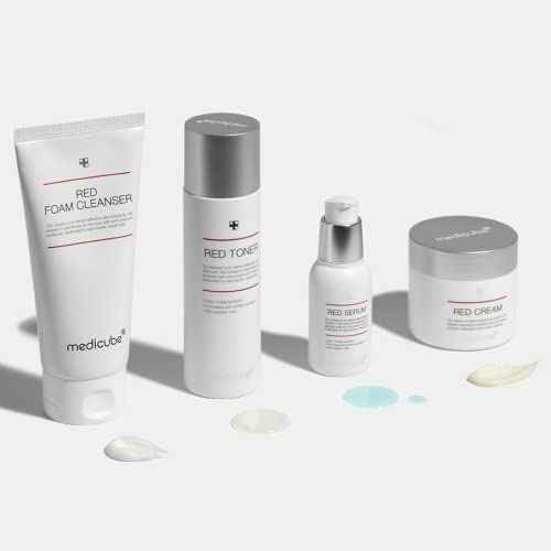 Medicube Red Toner 2.0 || Low-irritating Formula for Acne-Prone Skin | Soothing and Relieving | Formulated with BHA, Niacinamide & Adenosine | Non-comedogenic | Korean Skincare (3.38fl.oz.)