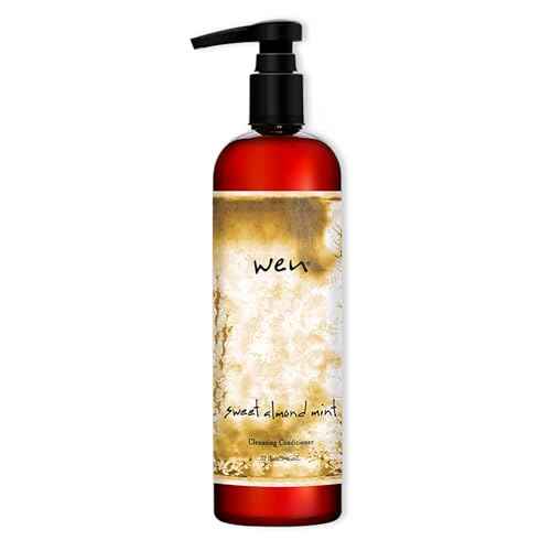 WEN by Chaz Dean Cleansing Conditioner - for Hair, Shampoo & Conditioner Cowash for Fine or Curly Hair, Co Wash with Rosemary Oil - Sweet Almond Mint, 32 Fl Oz (Pack of 1)