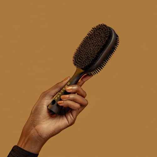 PATTERN Beauty by Tracee Ellis Ross Double-Sided Boar Bristle Brush w Firm Boar & Nylon Bristles. Smoothing hair brush.