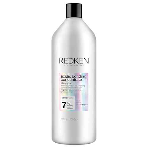 Redken Acidic Bonding Concentrate Shampoo For Damaged Hair Repair - Strengthens and Repairs Weak and Brittle Hair, Sulfate-Free, With Citric Acid