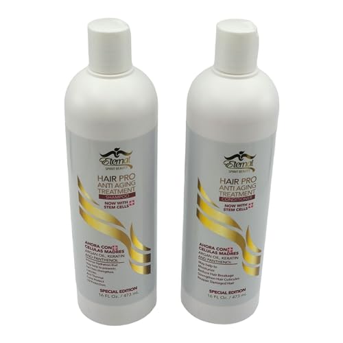 Eternal Hair Pro Anti Aging Treatment Shampoo and Conditioner Stem Cells Serum
