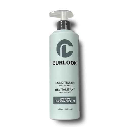 Wavy Hair Conditioner | Silicone-Free - 400ml (13.5 oz) | Provides Softness & Shine to Define Waves | Made in Canada Curly Hair Products