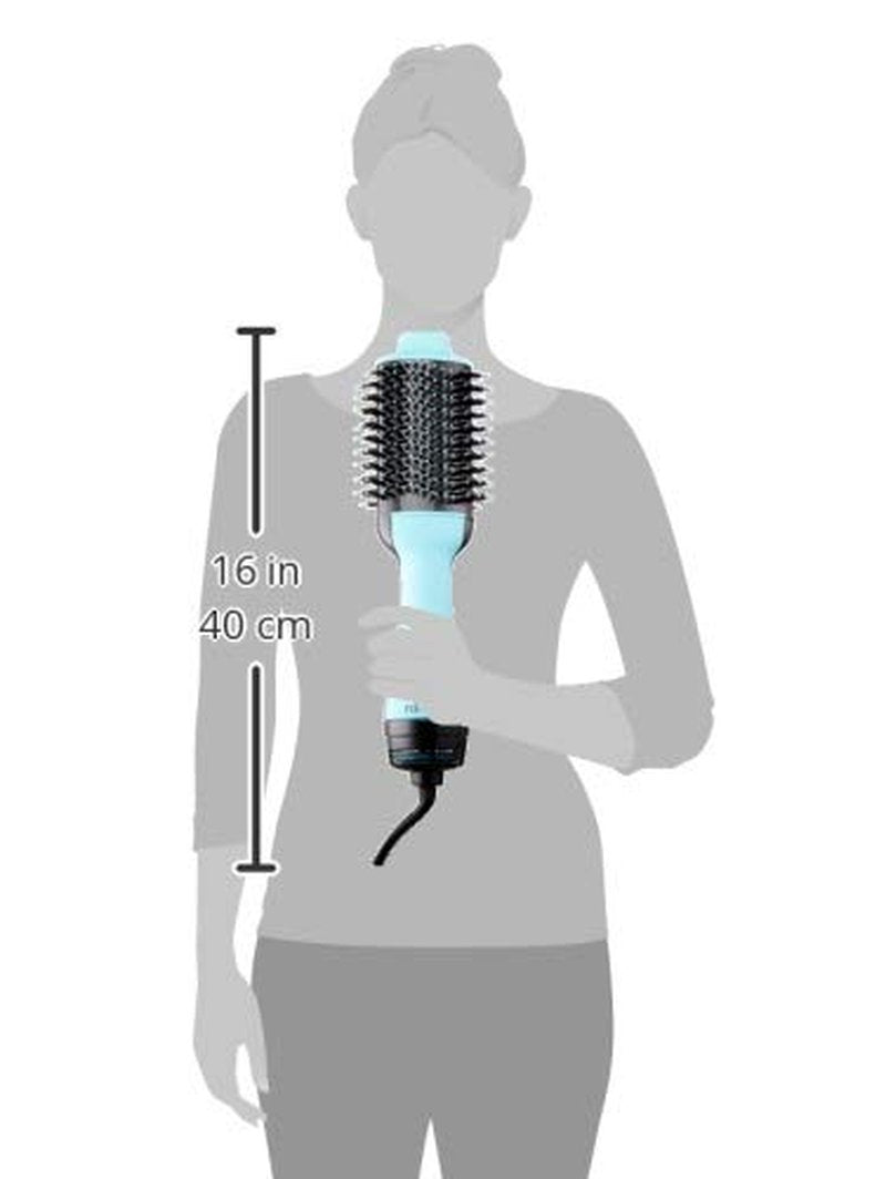 REVLON One-Step Volumizer Hair Dryer & Hot Air Brush - Mint Color for Effortless Styling