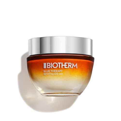 Biotherm Blue Therapy Amber Algae Revitalize Day Cream, Anti-Aging Moisturizer for Dehydrated and Mature Skin with Amber Algae, Nourishing and Firming Formula for a Glowing Complexion, 1.7 Fl. Oz.