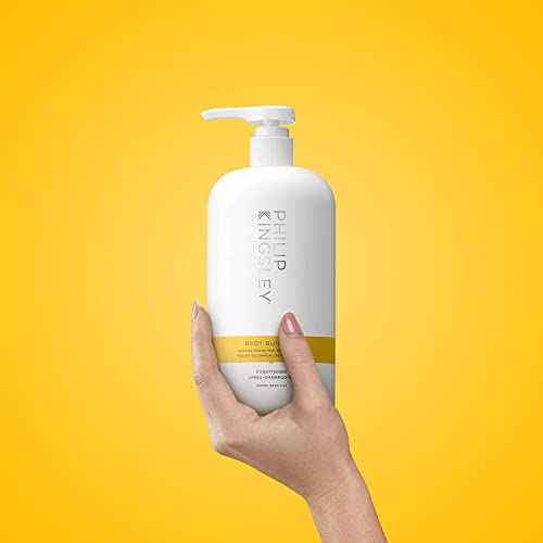 PHILIP KINGSLEY | Body Building Weightless Conditioner | Volumizing Conditioner for Fine, Limp, Flat, Flyaway Short Hair | Hydrates, Thickens, Lifts and Adds Volume and Shine | 33.8oz