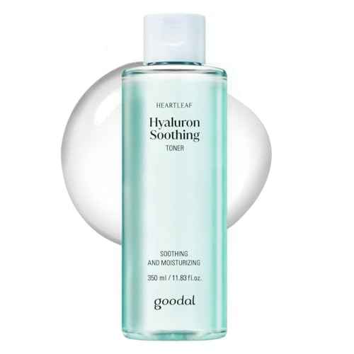 GOODAL Heartleaf Hyaluron Soothing Toner - Trouble Care, Korean Skin Care, Soothing, Moisturizing, Hydrating, Calming Skin, Instant Cooling, Hyaluronic Acid,Ceramide (11.83 fl.oz.)