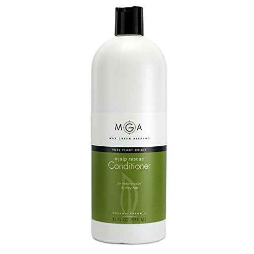 MGA Vegan Hair Conditioner - Organic Formula with Tea Tree for Healthy Hair | Hair Care Product with Natural Herbal Scent | Parabens Silicone & Sulfate Free Conditioner | Unisex | 32 Fluid Oz