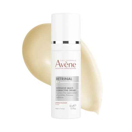 Av?ne Retrinal Intensive Multi-Corrective Cream, Retinal Face Cream Formulated with Retinaldehyde, Niacinamide & Hyaluronic Acid, Anti-aging Cream Visibly Reduces Wrinkles & Fine Lines, 1 Fl Oz