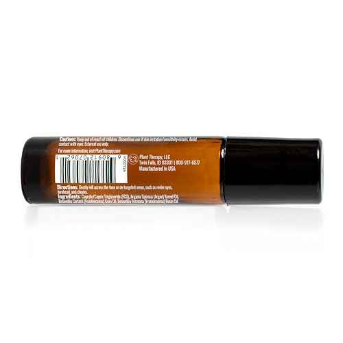 Plant Therapy Frankincense & Argan Facial Serum Roll-On 10 mL (1/3 oz) with Frankincense Essential Oil & Argan Oil to Smoothes Wrinkles & Improves Skin Elasticity, Face, Skin, & Nails