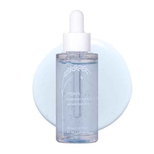 MIDHA Hyaluron Hydrating Serum, Deep & instant moisturizing, 8 layer hyaluronic acid contained, quick hydrating serum, vegan