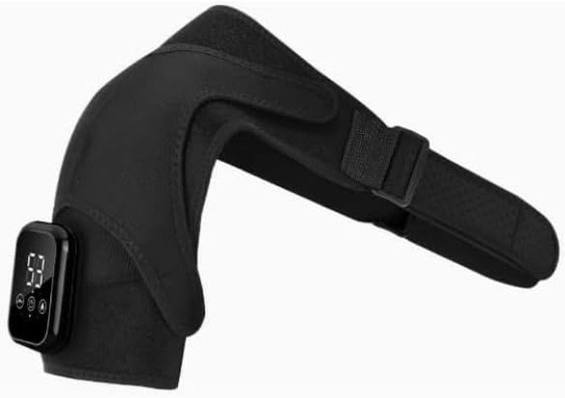 Shoulder Massager with Heat - Triple Method Deep Tissue Pain Relief | Adjustable Size