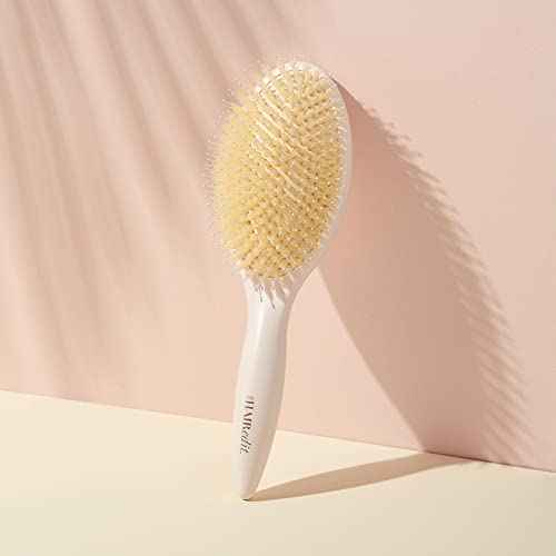 The Hair Edit Cream Finish & Shine Boar Bristle Hair Brush