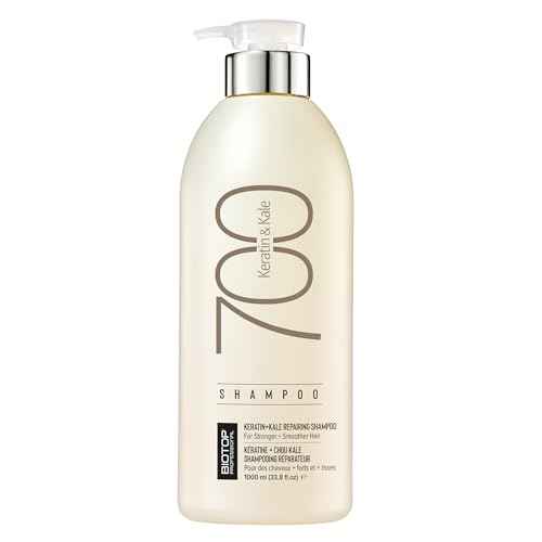 Biotop Professional 700 Keratin + Kale Hair Conditioner - Made With Vitamin E to Soften & Strengthen Strands - Nourishing + Moisturizing Conditioner for Damaged Hair - 33.8oz