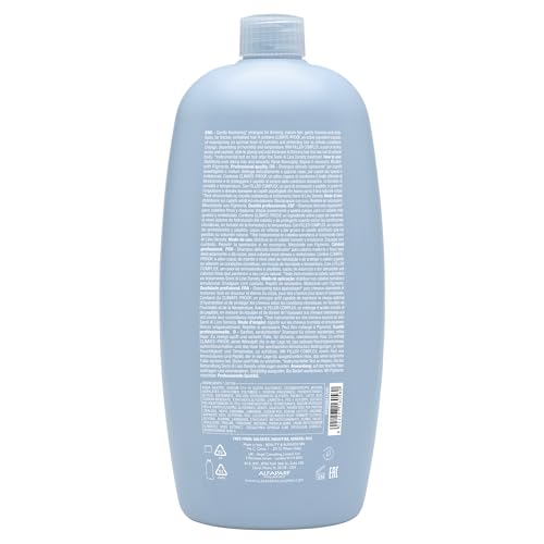 Alfaparf Milano Semi Di Lino Density Shampoo - Sulfate-Free Hair Thickening Shampoo - Gentle Cleansing Shampoo with Filler Complex - Protects & Hydrates for Long-Lasting Color