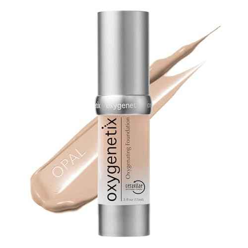 Oxygenetix Oxygenating Foundation | Breathable Makeup for Face | Buildable Coverage with Weightless Feel | Longwear Foundation for Women | Safe for Sensitive or Laser-Treated Skin
