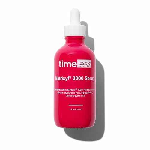 Timeless Skin Care Matrixyl 3000 Serum - Personal Care Face Serum Supports Hydration - with Hyaluronic Acid - Fragrance-Free - for Skin Care - 4 oz