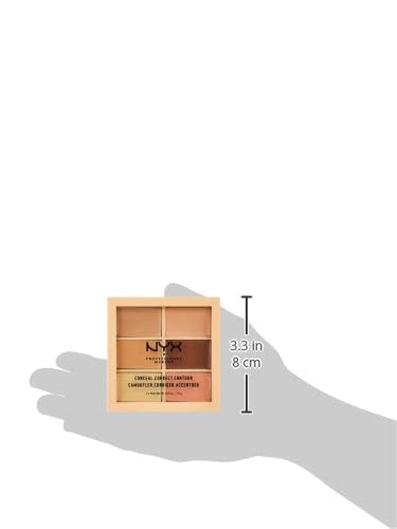 NYX Conceal Correct Contour Palette - Versatile Makeup for Flawless Skin | Light Shade