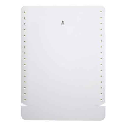 Floxite LED Lighted Tablet Mirror with 15X Magnification, Ultra Bright Lighting, USB-C Charging, Tabletop Stand